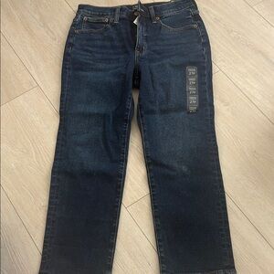 J. Crew Blue Straight-Leg Jeans Classic Style